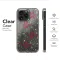 Clear Clear Glitch Art Christmas Poinsettia Holiday Foliage Phone Case Cover for iPhone 17 Pro Max 16 15 13 Samsung S25 S24 Pixel 8667 - Image 6
