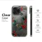 Clear Clear Glitch Art Holly Berry Festive Botanical Design Phone Case Cover for iPhone 17 Pro Max 16 15 13 Samsung S25 S24 Pixel 8806 - Image 6