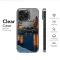 Clear Clear Glitch Art London Tower Bridge Phone Case Winter Night Cityscape Phone Case Cover for iPhone 17 15 13 Samsung S25 S24 8171 - Image 6