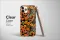 Clear Clear Glitch Art Orange Floral Meadow Pattern Phone Case Cover for iPhone 17 Pro Max 16 15 Plus 14 13 Mini Samsung S25 S24 Pixel 10 9 8701 - Image 2