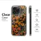 Clear Clear Glitch Art Orange Floral Meadow Pattern Phone Case Cover for iPhone 17 Pro Max 16 15 Plus 14 13 Mini Samsung S25 S24 Pixel 10 9 8701 - Image 6