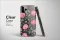 Clear Clear Glitch Art Peony Floral Vintage Botanical Illustration Phone Case Cover for iPhone 17 Pro Max 16 15 13 Samsung S25 S24 Pixel 9177 - Image 3