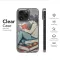 Clear Clear Glitch Art Reading Girl in Cosmic Space Phone Case Cover for iPhone 17 Pro Max 16 15 Plus 14 13 Mini Samsung S25 S24 Pixel 10 9 8262 - Image 6