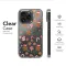 Clear Clear Glitch Christmas Gingerbread Cookie Festive Pattern Phone Case Cover for iPhone 17 Pro Max 16 15 13 Samsung S25 S24 Pixel 8389 - Image 6