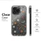 Clear Clear Glitchy Doodle Space Celestial Pattern Phone Case Cover for iPhone 17 Pro Max 16 15 Plus 14 13 Mini Samsung S25 S24 Pixel 10 9 8332 - Image 6