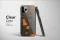 Clear Clear Glitchy Halloween Dogs and Pumpkin Pattern Phone Case Cover for iPhone 17 Pro Max 16 15 13 Samsung S25 S24 Pixel 8229 - Image 3