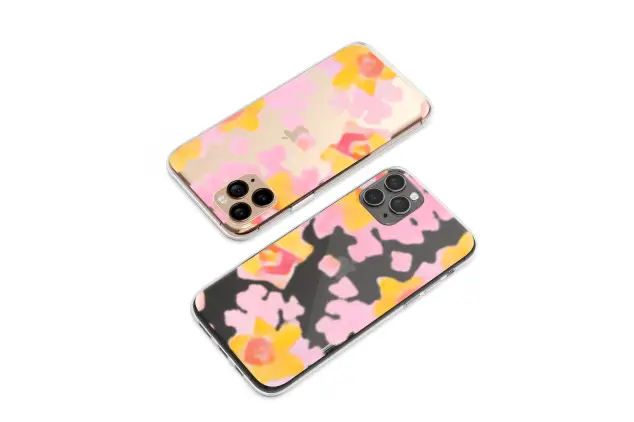 Clear Clear Japanese Cherry Blossom Watercolor Floral Cover Phone Case Cover for iPhone 17 Pro Max 16 15 13 Samsung S26 S25 Pixel 9897