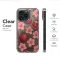 Clear Clear Pomegranate Floral Pattern with Botanical Glitch Art Phone Case Cover for iPhone 17 Pro Max 16 15 13 Samsung S25 S24 Pixel 8732 - Image 6