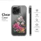Clear Clear Vibrant Orchid Hummingbird Botanical Glitch Art Phone Case Cover for iPhone 17 Pro Max 16 15 13 Samsung S25 S24 Pixel 8438 - Image 6