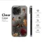 Clear Clear Vintage Autumn Leaves Acorn and Berry Glitch Pattern Phone Case Cover for iPhone 17 Pro Max 16 15 13 Samsung S25 S24 Pixel 8807 - Image 6