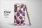Clear Clear Vintage Botanical Purple Tulip Floral Illustration Phone Case Cover for iPhone 17 Pro Max 16 15 13 Samsung S26 S25 Pixel 10086 - Image 3