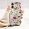 Clear Clear Vintage Botanical Wildflower Meadow Floral Print Phone Case Cover for iPhone 17 Pro Max 16 15 13 Samsung S26 S25 Pixel 10101 - Image 1