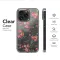 Clear Clear Vintage Floral Glitch Art Design Phone Case Cover for iPhone 17 Pro Max 16 15 Plus 14 13 Mini Samsung S25 S24 Google Pixel 10 9 9064 - Image 6