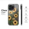 Clear Clear Vintage Sunflower Floral Garden Design Phone Case Cover for iPhone 17 Pro Max 16 15 Plus 14 13 Mini Samsung S25 S24 Pixel 10 9 8439 - Image 6