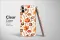 Clear Clear Watercolor Autumn Harvest Pumpkin Mushroom Design Phone Case Cover for iPhone 17 Pro Max 16 15 13 Samsung S25 S24 Pixel 8335 - Image 2
