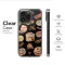 Clear Clear Watercolor Cinnamon Roll and Autumn Spice Pattern Phone Case Cover for iPhone 17 Pro Max 16 15 13 Samsung S25 S24 Pixel 8763 - Image 6