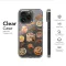 Clear Clear Watercolor Cinnamon Roll and Autumn Spice Pattern Phone Case Cover for iPhone 17 Pro Max 16 15 13 Samsung S25 S24 Pixel 8776 - Image 6