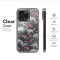 Clear Clear Watercolor Dinosaur and Pink Rose Floral Pattern Phone Case Cover for iPhone 17 Pro Max 16 15 13 Samsung S26 S25 Pixel 10058 - Image 7