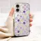 Clear Clear Watercolor Pansy Floral Garden Art Phone Case Cover for iPhone 17 Pro Max 16 15 Plus 14 13 Mini Samsung S26 S25 Pixel 10 9 10055 - Image 1