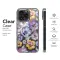 Clear Clear Watercolor Pansy Flower Art Purple Yellow Floral Garden Print Phone Case Cover for iPhone 17 15 13 Samsung S26 S25 9831 - Image 7