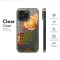 Clear Clear Winter Spice Orange and Pine Cone Glitch Pattern Phone Case Cover for iPhone 17 Pro Max 16 15 13 Samsung S25 S24 Pixel 8491 - Image 6