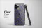 Clear Cosmic Bat Starry Night Flight Phone Case iPhone Samsung Cover Pixel 6991 - Image 3