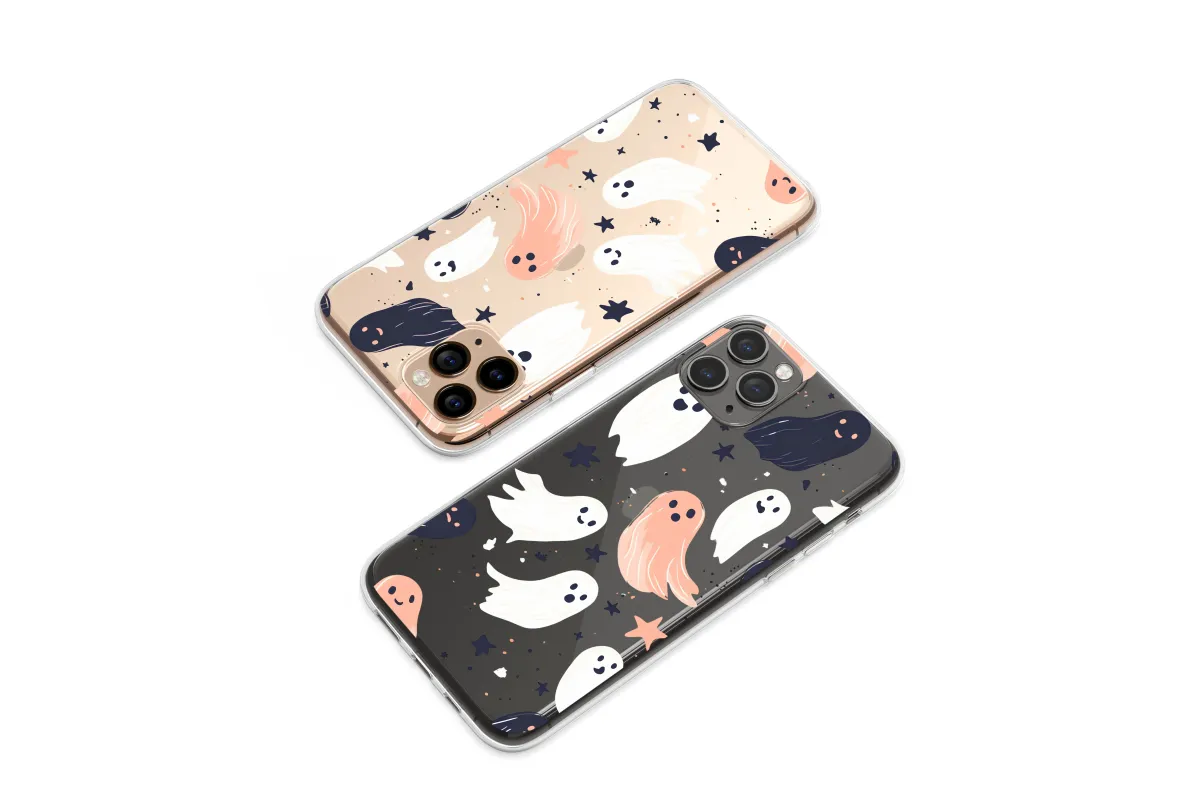 Clear Cosmic Dance of Sweet Spirits Phone Case iPhone Samsung Cover Pixel 6892 - Image 1