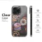 Clear Cosmic Donut & Berry Glitch Art Phone Case iPhone Samsung Cover Pixel 7733 - Image 6
