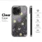 Clear Cosmic Meadow of Purple Hearts Phone Case iPhone Samsung Cover Pixel 6268 - Image 6