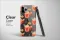 Clear Cozy Autumn Coffee Heart Pattern Phone Case iPhone Samsung Cover Pixel 7435 - Image 3