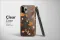 Clear Cozy Autumn Forest Medley Phone Case iPhone Samsung Cover Pixel 7184 - Image 3