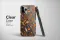 Clear Cozy Autumn Glitch Harvest Pattern Phone Case iPhone Samsung Cover Pixel 7667 - Image 3