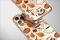 Clear Cozy Autumn Harvest Coffee Pattern Phone Case iPhone Samsung Cover Pixel 7562 - Image 4