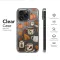 Clear Cozy Autumn Harvest Coffee Pattern Phone Case iPhone Samsung Cover Pixel 7562 - Image 6