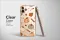 Clear Cozy Autumn Harvest Spice Pattern Phone Case iPhone Samsung Cover Pixel 7818 - Image 2