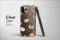 Clear Cozy Autumn Harvest Spice Pattern Phone Case iPhone Samsung Cover Pixel 7818 - Image 3