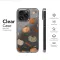 Clear Cozy Autumn Harvest Spice Pattern Phone Case iPhone Samsung Cover Pixel 7818 - Image 6