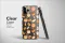 Clear Cozy Autumn Pumpkin Spice Pattern Phone Case iPhone Samsung Cover Pixel 7083 - Image 3