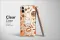 Clear Cozy Autumn Pumpkin Spice Pattern Phone Case iPhone Samsung Cover Pixel 7616 - Image 2