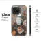 Clear Cozy Autumn Pumpkin Spice Pattern Phone Case iPhone Samsung Cover Pixel 7616 - Image 6