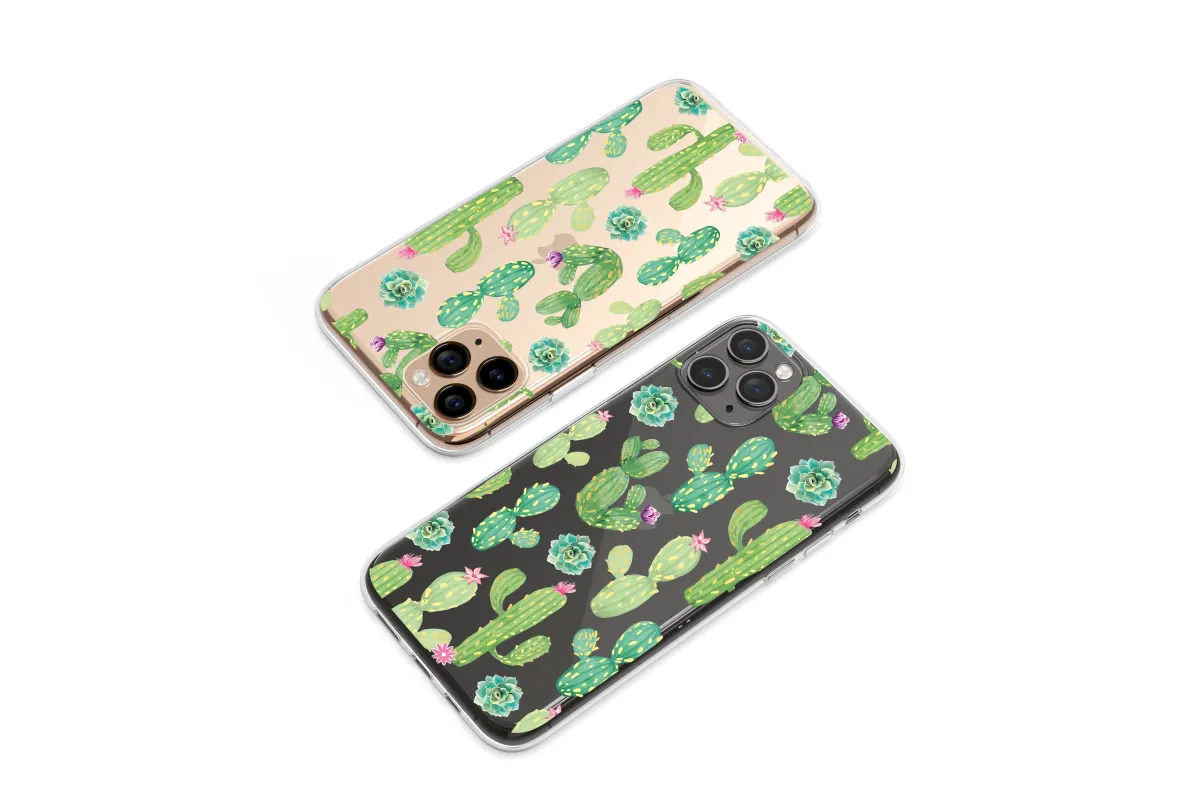 Clear Desert Blooms in the Dark Phone Case iPhone Samsung Cover Pixel 6357 - Image 1