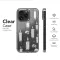 Clear Digital Decay Gothic Skull Art Phone Case iPhone Samsung Cover Pixel 7674 - Image 6