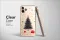 Clear Digital Holiday Glitch Tree Art Phone Case iPhone Samsung Cover Pixel 8062 - Image 2