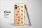 Clear Expressive Jack OLanterns Pattern Art Phone Case iPhone Samsung Cover Pixel 7540 - Image 2