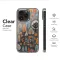Clear Folk Art Autumn Forest Village Phone Case iPhone Samsung Cover Pixel 7851 - Image 6