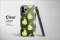 Clear Fresh Orchard Pear Stripe Design Phone Case iPhone Samsung Cover Pixel 7325 - Image 3