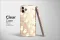 Clear Friendly Floating Ghosts Autumn Pattern Phone Case iPhone Samsung Cover Pixel 6974 - Image 2