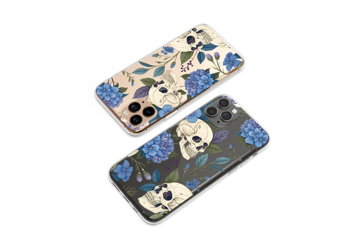 Clear Garden of Eternal Indigo Slumber Phone Case iPhone Samsung Cover Pixel 6938 - Image 1