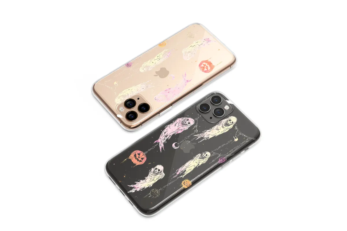Clear Garland of the Sweetly Haunted Phone Case iPhone Samsung Cover Pixel 6935 - Image 1