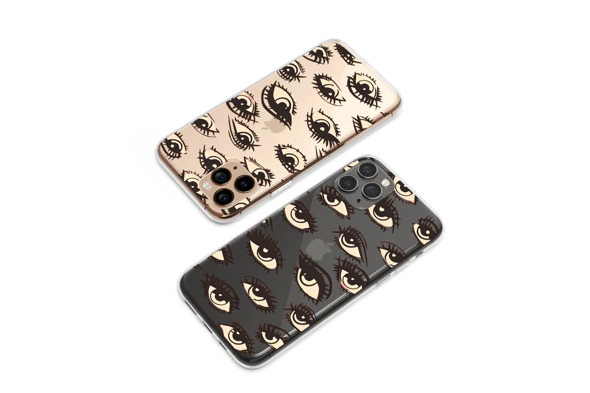 Clear Gaze of the Nocturnal Void Phone Case iPhone Samsung Cover Pixel 6387 - Image 1